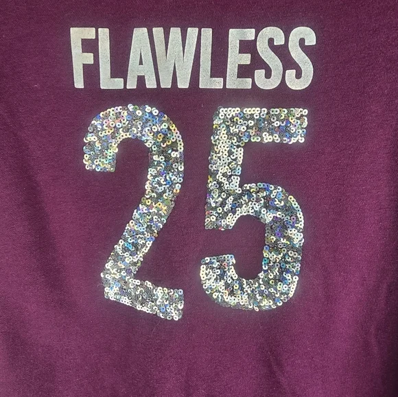 The Children's Place Girl's Sequinned 25 Sweatshirt and Pants Set Sz 14 - Picture 3 of 9